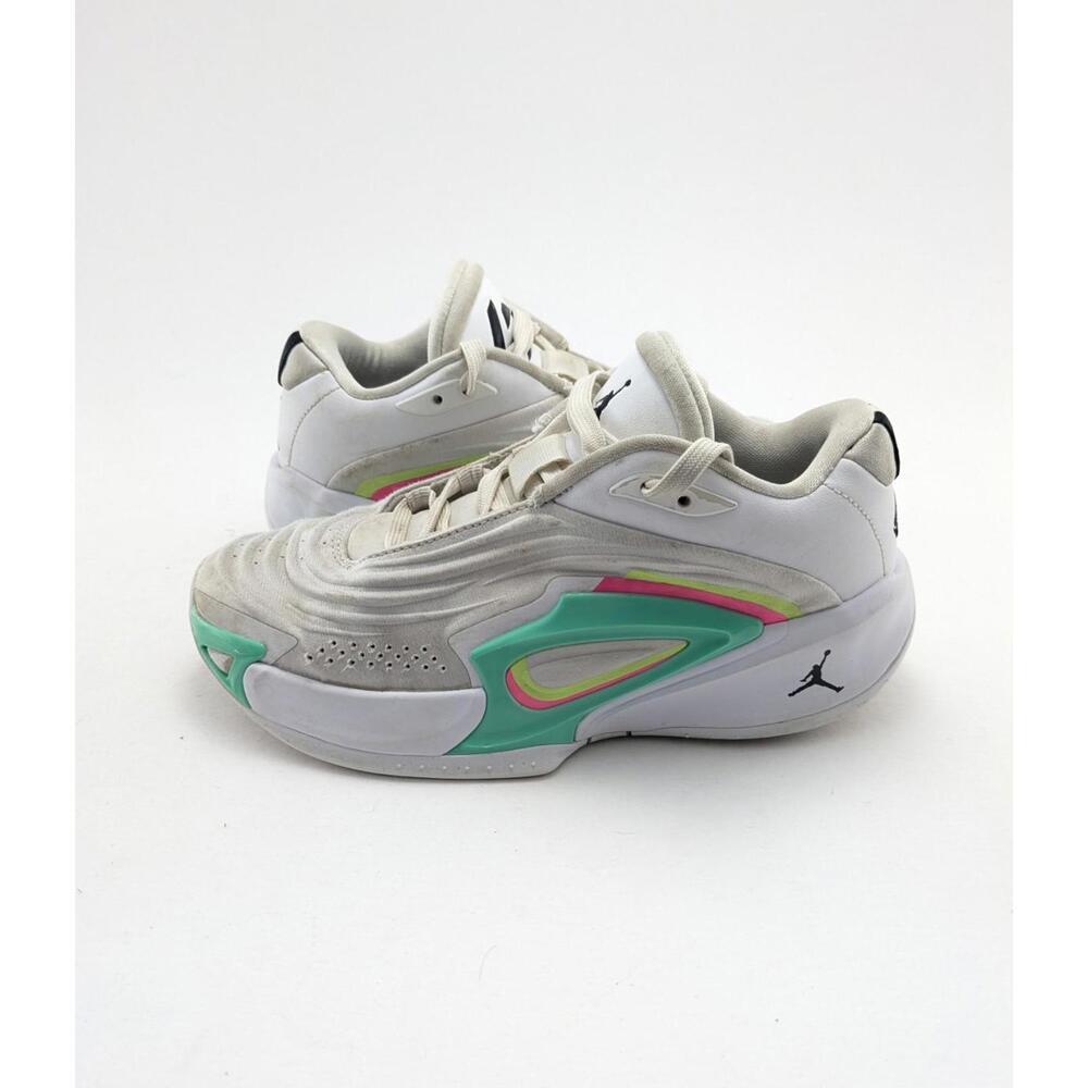 Youth Nike Air Jordan Luka 3 Photo Finish 2024 White Shoes HQ5058-107 Size 5Y